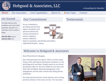 Tablet Screenshot of hobgoodconsulting.com